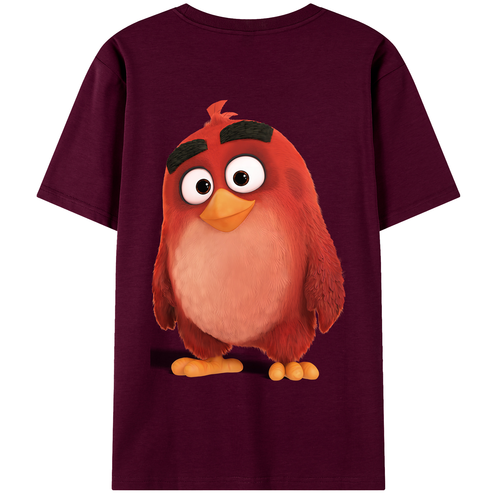 （画像用） Angry Birds アングリーバード レディース半袖Tシャツ(バックプリント)